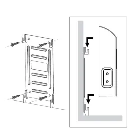 Unutarnja utičnica BORN SCHUKO 2 x 230 V + 2 x USB / Nehrđajući čelik