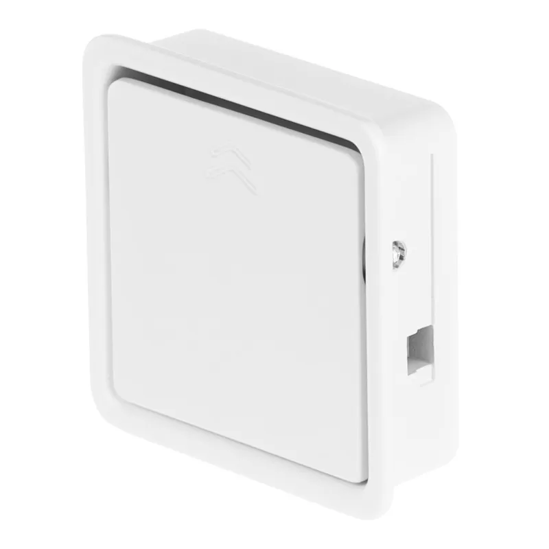 Ugradbena preklopna ručkica CLICK Mini / Bijela mat