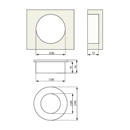 Ručka MINIS zatvorena / Brušeni nikl
