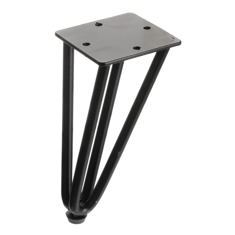 Namještajna nožica HAIRPIN 170 mm / Crna