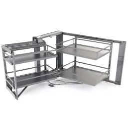 Kutni mehanizam s punim dnom MAGICO / Tamno siva