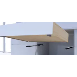 Skrivena potpuno izvlačiva vodilica LUXON s ublaživačem i 3D držačima / 40kg