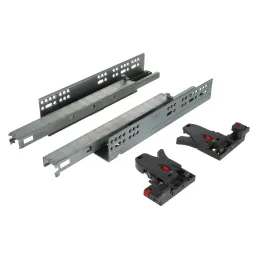 Skrivena potpuno izvlačiva vodilica LUXON s ublaživačem i 3D držačima / 40kg