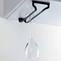 Jednoredni držač za čaše EXCLUSIVE / Crna mat