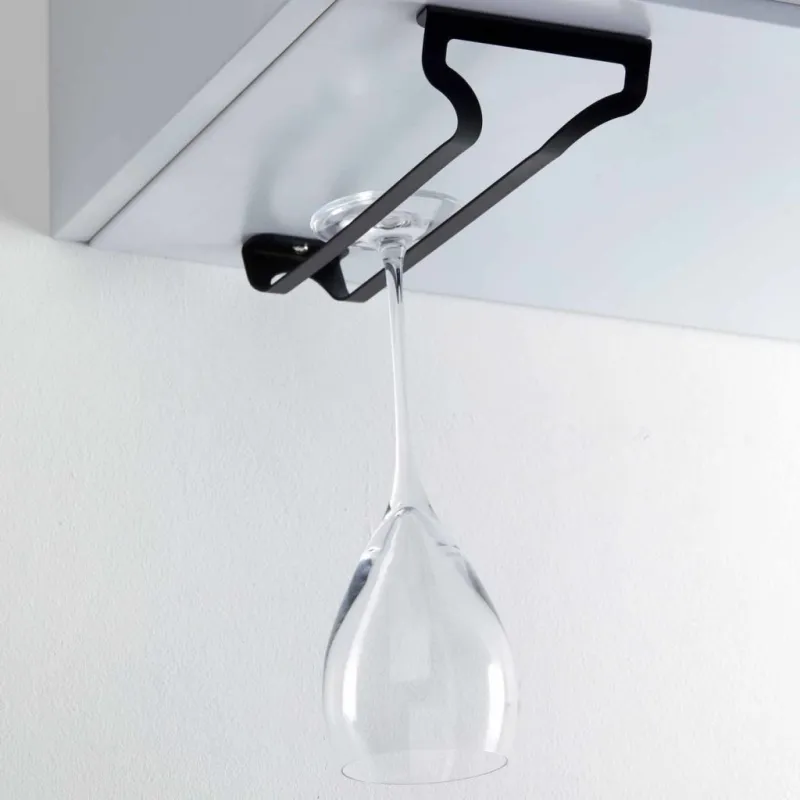 Jednoredni držač za čaše EXCLUSIVE / Crna mat