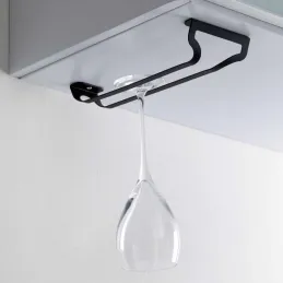 Jednoredni držač za čaše EXCLUSIVE / Crna mat