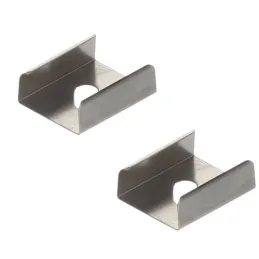 Pričvršćivač profila za LED rasvjetu ORPHA - par / Nehrđajući čelik