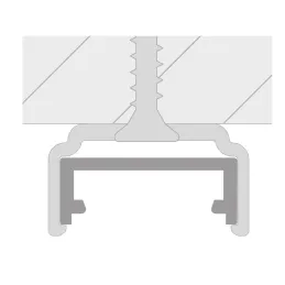 Uchyt profila za LED rasvjetu ORPHA - par / Crna mat