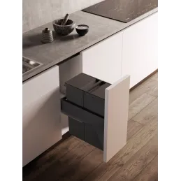 Izvlačeni kontejner za otpad 300 mm - 1x40L / Antracit