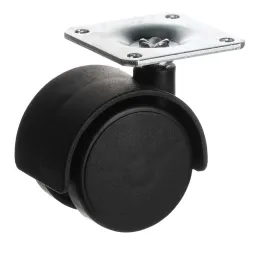 Namještajni kotačić crni - bez kočnice