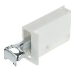 Okov za vješanje kabineta na tračnicu - Bijela / par