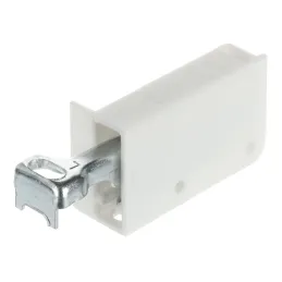 Okov za vješanje kabineta na tračnicu - Bijela / par