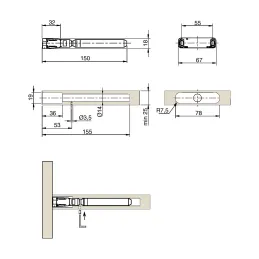 Skriveni nosač TRIADE T30 / Nikal
