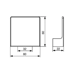 Ručkica knopka MAGNUM / Aluminij