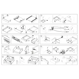 Set držača za unutarnju ladicu - INTERBOX Premium 167 mm / Antracit