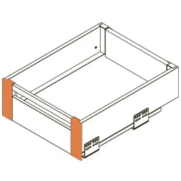 Set držača za unutarnju ladicu - INTERBOX Premium 167 mm / Bijela
