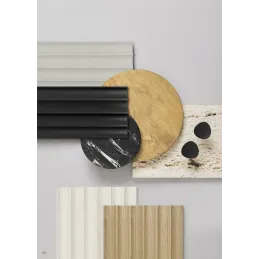 Lamelni dekorativni profil ONDA / Crna