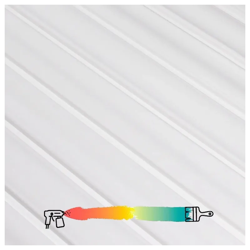 Završni profil za dekorativne letvice INFINITY VERSAL / Bijela