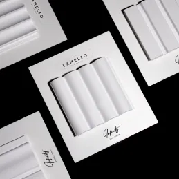 Lamelasti dekorativni profil INFINITY LUNA / Bijela