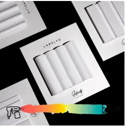 Lamelasti dekorativni profil INFINITY LUNA / Bijela