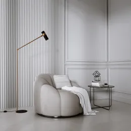 Završni profil za dekorativne letvice INFINITY LUNA / Bijela