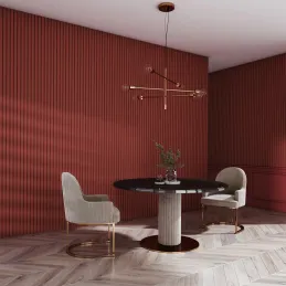 Lamelni dekorativni profil INFINITY OLMO / Bijela