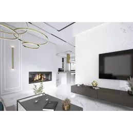 Lamelni dekorativni profil INFINITY OLMO / Bijela