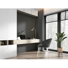 Lamelasti dekorativni profil INFINITY LUNA / Bijela