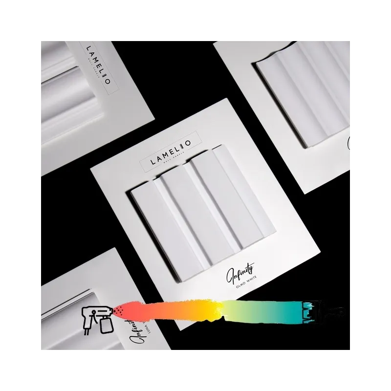 Lamelni dekorativni profil INFINITY OLMO / Bijela