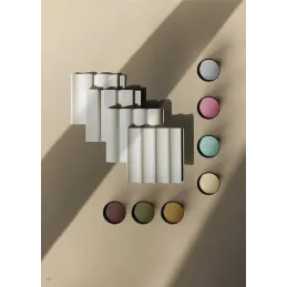 Završni profil za dekorativne letvice INFINITY OLMO / Bijela