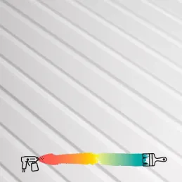 Završni profil za dekorativne letvice INFINITY OLMO / Bijela