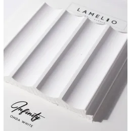 Lamelni dekorativni profil INFINITY ONDO / Bijela