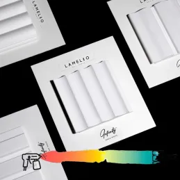 Lamelni dekorativni profil INFINITY ONDO / Bijela