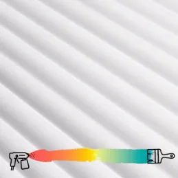 Završni profil za dekorativne letvice INFINITY ONDO / Bijela