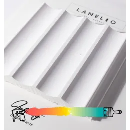 Završni profil za dekorativne letvice INFINITY ONDO / Bijela