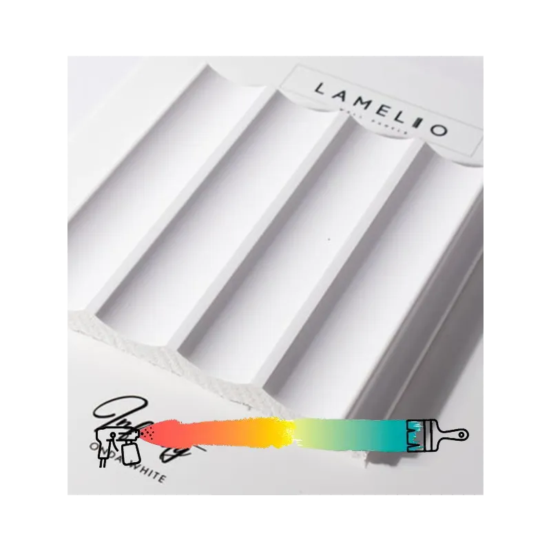 Završni profil za dekorativne letvice INFINITY ONDO / Bijela