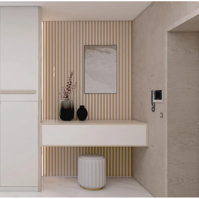 Lamelasti dekorativni profil MARTEL / Prirodni hrast - bijela