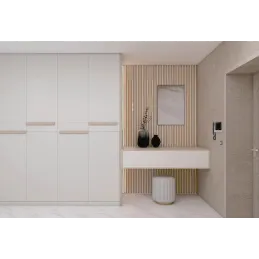 Završni profil za dekorativne letvice MARTEL / Prirodni hrast - bijela