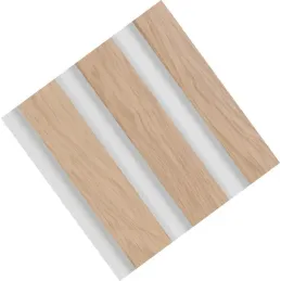 Završni profil za dekorativne letvice MARTEL / Prirodni hrast - bijela