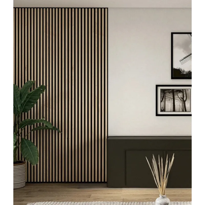 Lamelni dekorativni profil MARTEL / Prirodni hrast - crna