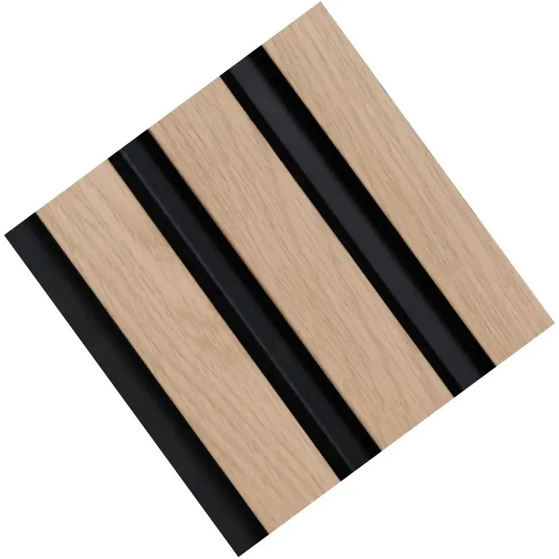 Završni profil za dekorativne letvice MARTEL / Prirodni hrast - crna