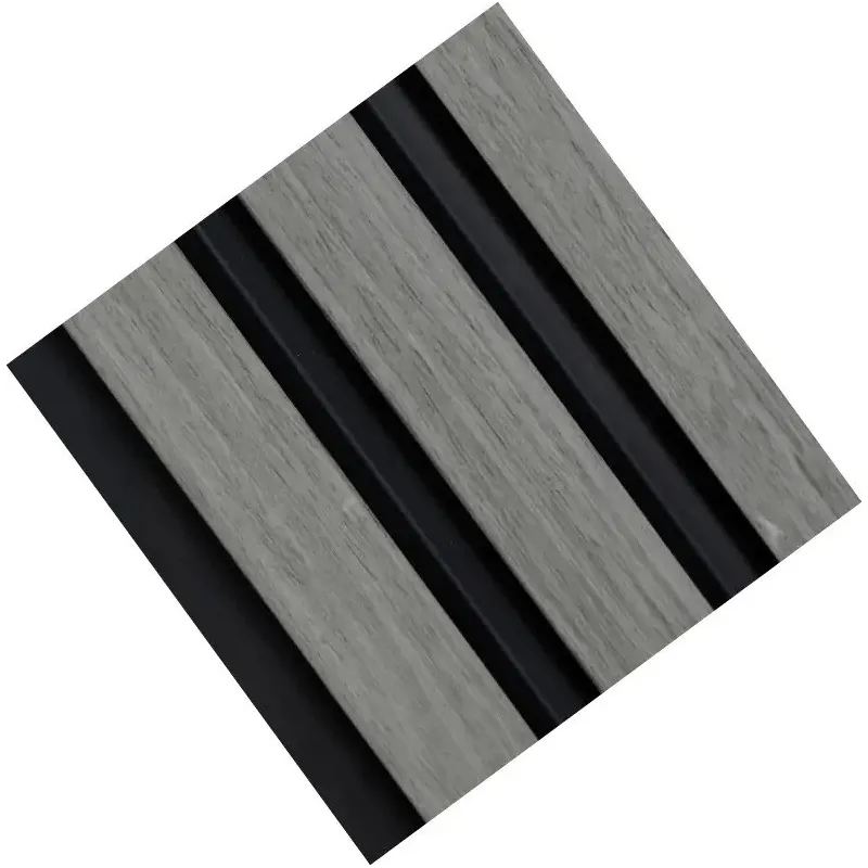 Završni profil za dekorativne letvice MARTEL / Sivi hrast - crna