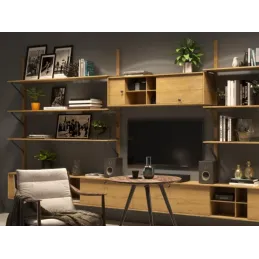 Držač police HOLLY / Crna