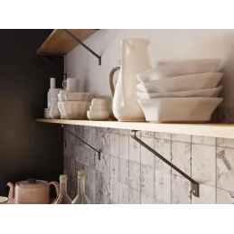 Držač police HOLLY / Crna