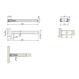 Skriveni nosač TRIADE XXL T40 / Nikal