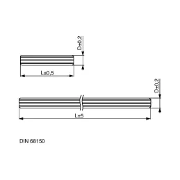 Drveni tipl - Breza / 6 mm - 1000 kom