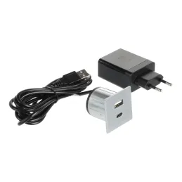 Električna utičnica USB punjač VersaPick / Nehrđajući čelik