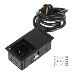 Električna utičnica VersaHit Mono 1 x 230V FRENCH / Crna