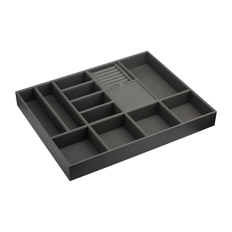 Organizator za nakit za ladicu ormara ELEGANTO / Antracit