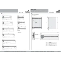 Mehanizam za izvlačna vrata za televizor KA 5740